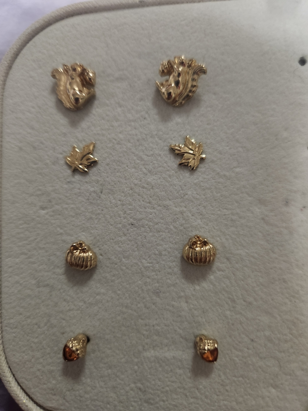 Gold Tone Mixed Stud Earring Set - Women Jewelry